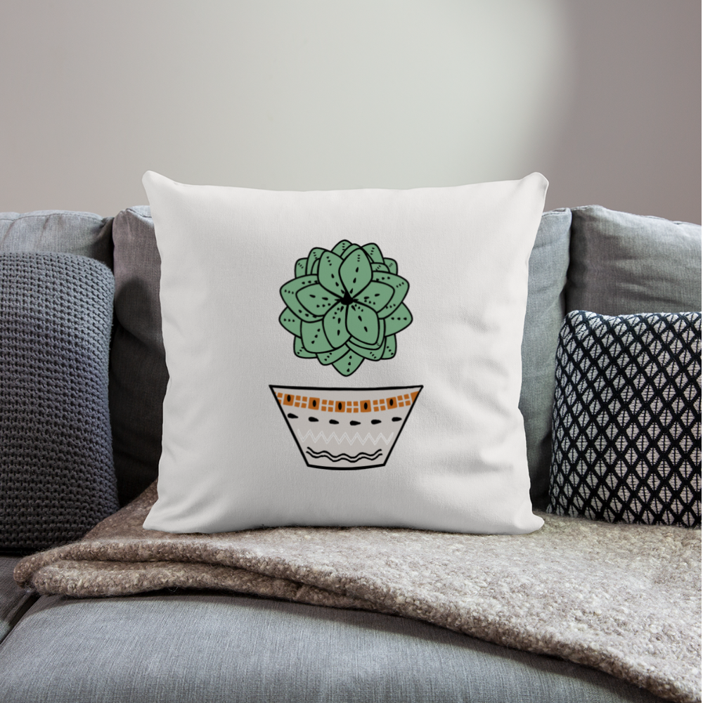 Sofa pillow with filling 45cm x 45cm - "Sukkulent" - Hinter dem Mond