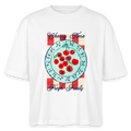 Stanley/Stella Frauen Boxy Bio-T-Shirt - “Kirschenzeit” - Weiß
