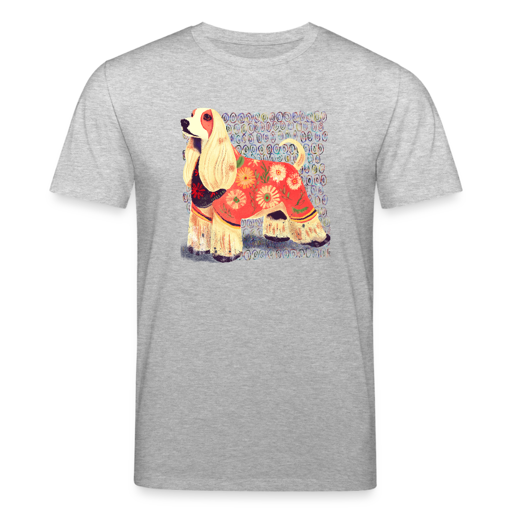 Stanley/Stella Unisex Bio-T-Shirt - “Dog Figurine” - Grau meliert