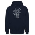 Unisex Hoodie "Grafische Ananas" - Navy