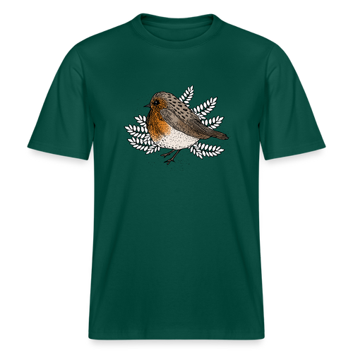 Stanley/Stella Relaxed Fit Unisex Bio-T-Shirt - "Rotkehlchen" - Forest