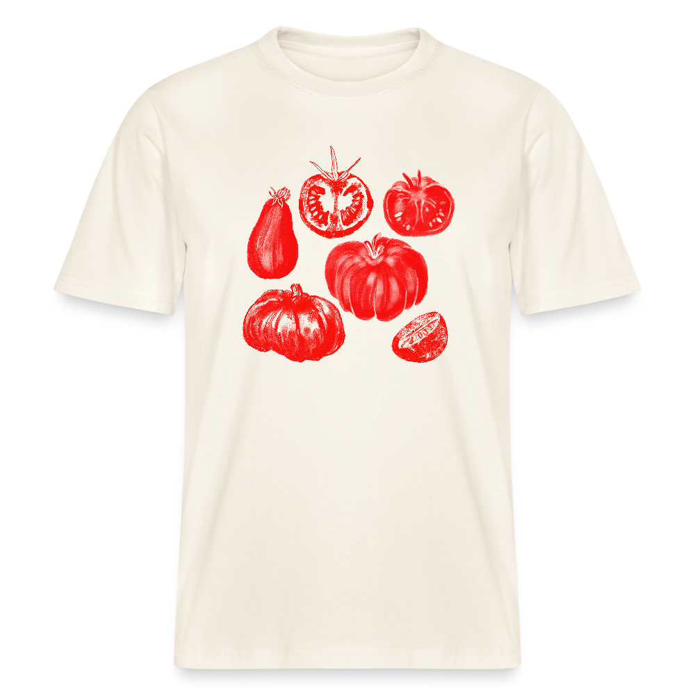 Stanley/Stella Relaxed Fit Unisex Bio-T-Shirt - “Tomato Glow” - Naturweiß 