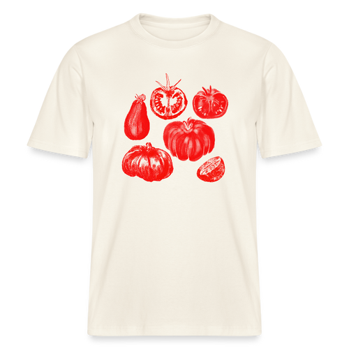 Stanley/Stella Relaxed Fit Unisex Bio-T-Shirt - “Tomato Glow” - Naturweiß 
