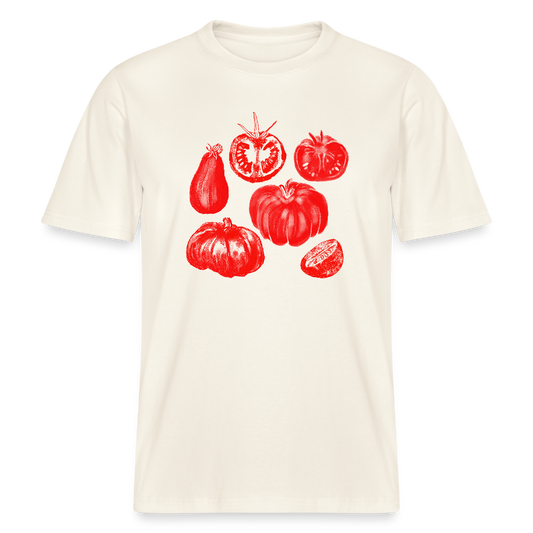 Stanley/Stella Relaxed Fit Unisex Bio-T-Shirt - “Tomato Glow” - Naturweiß 
