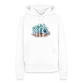 Frauen Premium Hoodie - "Schwalbensommer" - Weiß