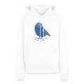 Frauen Premium Hoodie - “Wintermeise” - Weiß
