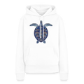 Frauen Premium Hoodie - "Meeresschildkröte" - Weiß