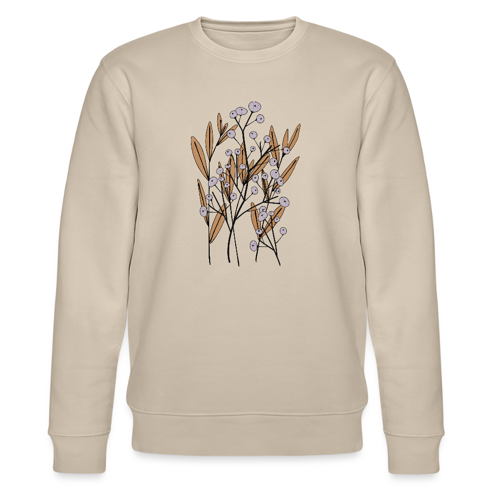 Männer Bio-Sweatshirt "Hygge Herbstgras" - Beige
