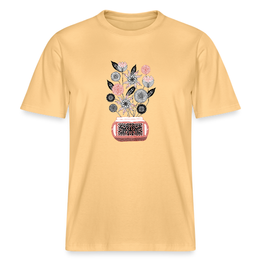 Stanley/Stella Relaxed Fit Unisex Bio-T-Shirt - “Vintage Vase” - Hellgelb
