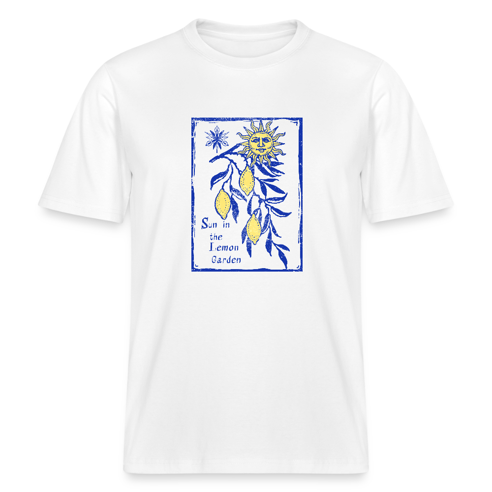 Stanley/Stella Relaxed Fit Unisex Bio-T-Shirt - “Lemon Garden” - Weiß