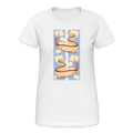 Frauen Gildan Heavy T-Shirt - “Riemenfische” - Weiß