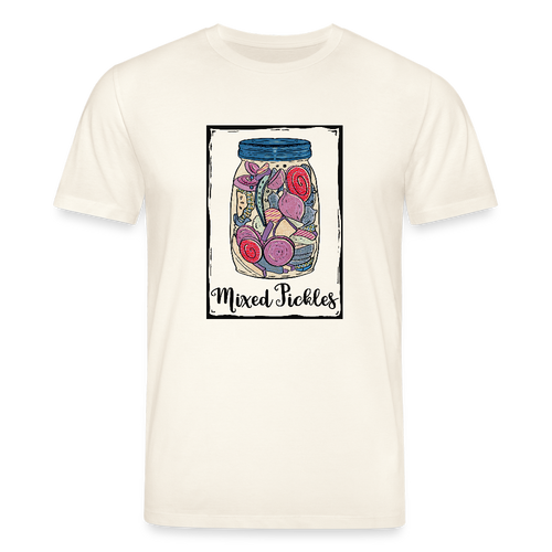 Stanley/Stella Unisex Bio-T-Shirt - “Mixed Pickles” - Naturweiß 