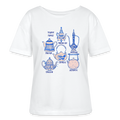 Stanley/Stella Relaxed Rundhals Frauen Bio-T-Shirt - “So Many Teapots” - Weiß