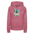 Frauen Premium Hoodie - Aloe Vera - Malve