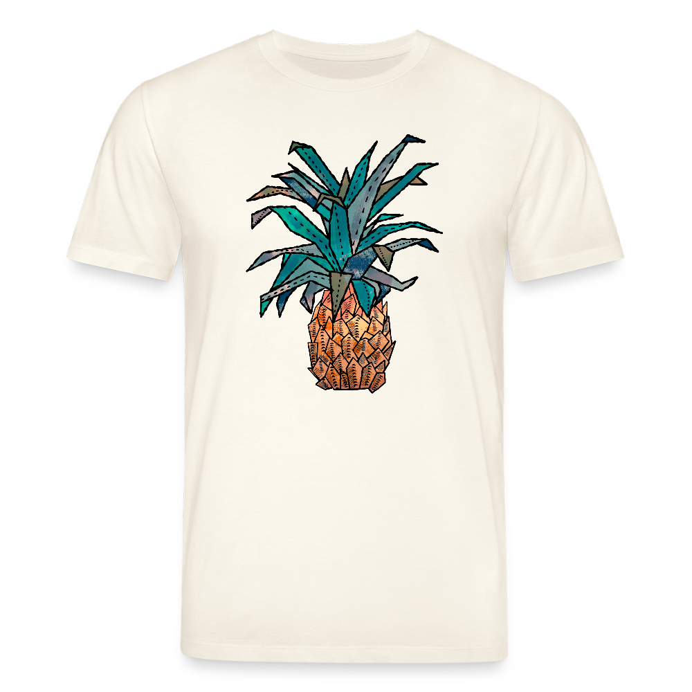 Männer Bio-T-Shirt von Stanley & Stella - "Ananas Bronze" - Naturweiß 