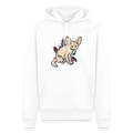 Men’s Premium Hoodie - "Vintage Wüstenfuchs" - Weiß