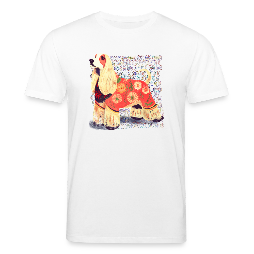 Stanley/Stella Unisex Bio-T-Shirt - “Dog Figurine” - Weiß