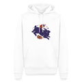 Men’s Premium Hoodie "Hase im Laub" - Weiß
