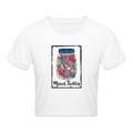 Cropped T-Shirt - “Mixed Pickles” - Weiß