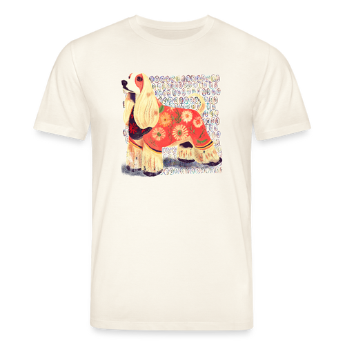 Stanley/Stella Unisex Bio-T-Shirt - “Dog Figurine” - Naturweiß 