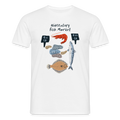 Männer T-Shirt - “Midcentury Fish Market” - Weiß