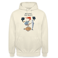 Unisex Hoodie - “Midcentury Fish Market” - Vanille-Milchshake