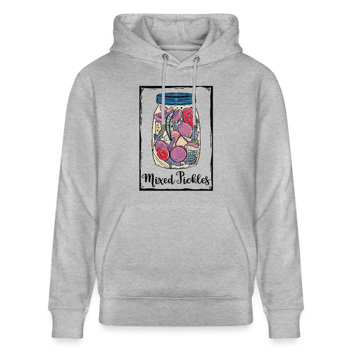 Stanley/Stella Unisex Bio-Hoodie - “Mixed Pickles” - Grau meliert