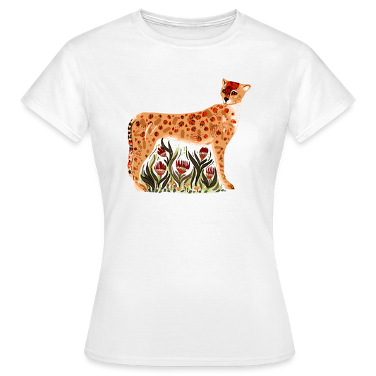 Frauen T-Shirt - "“Choose your Cheetah” - Weiß