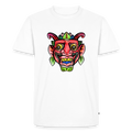 Männer Premium T-Shirt "Bunte Maske" - Weiß