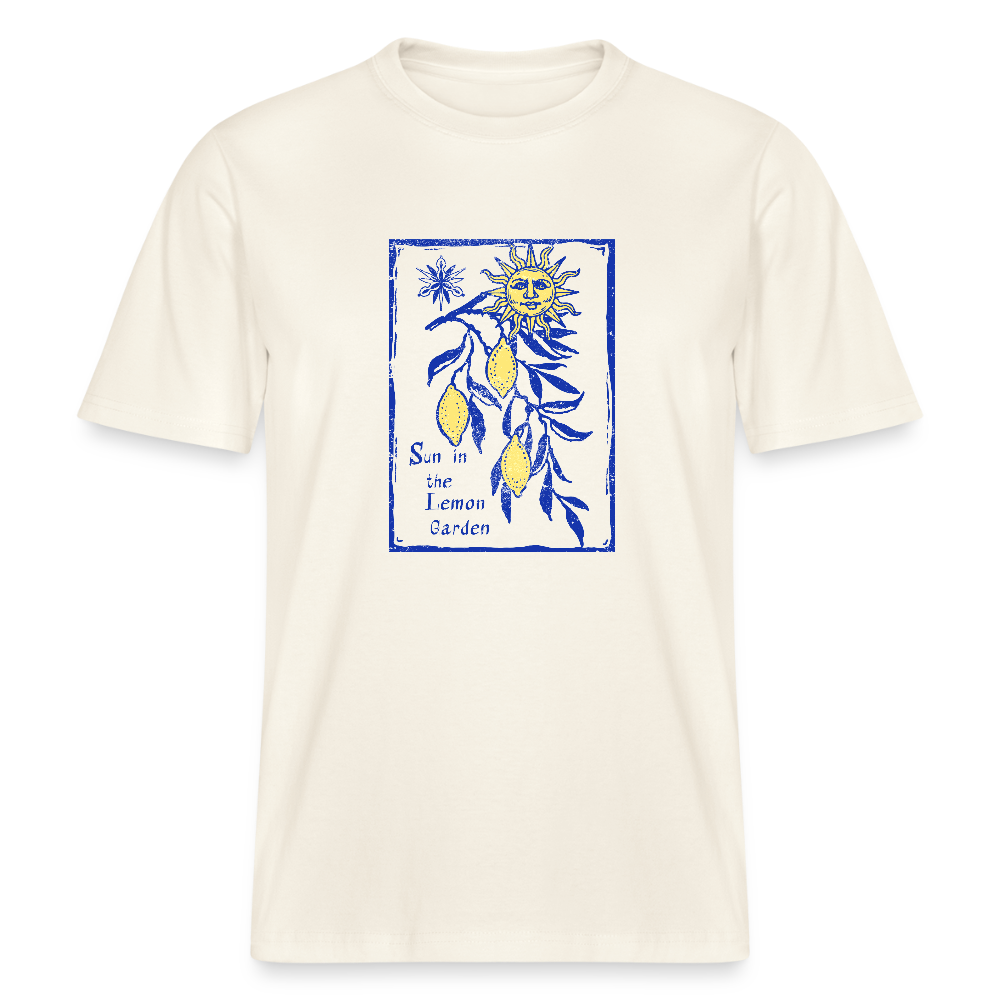 Stanley/Stella Relaxed Fit Unisex Bio-T-Shirt - “Lemon Garden” - Naturweiß 