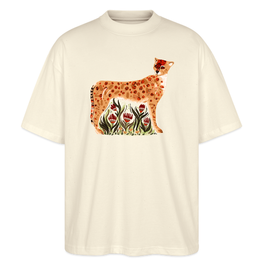 Stanley/Stella Oversized Unisex Bio T-Shirt - “Choose your Cheetah” - Weißgrau