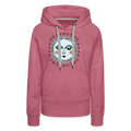 Frauen Premium Hoodie - “Wintersonne” - Malve