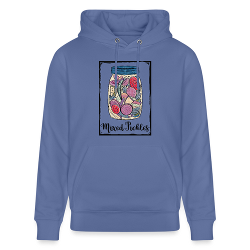 Stanley/Stella Unisex Bio-Hoodie - “Mixed Pickles” - Blau