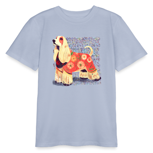 Stanley/Stella Bio Teenager T-Shirt - “Dog Figurine” - Lavendel-Violett