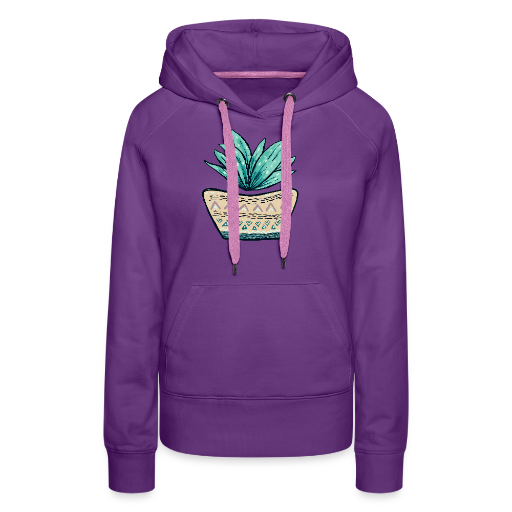 Frauen Premium Hoodie - Aloe Vera - Purple