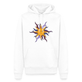 Men’s Premium Hoodie - “Warme Sonne” - Weiß
