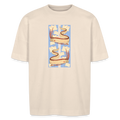 Stanley/Stella Unisex Oversize Bio-T-Shirt - “Riemenfische” - Naturweiß