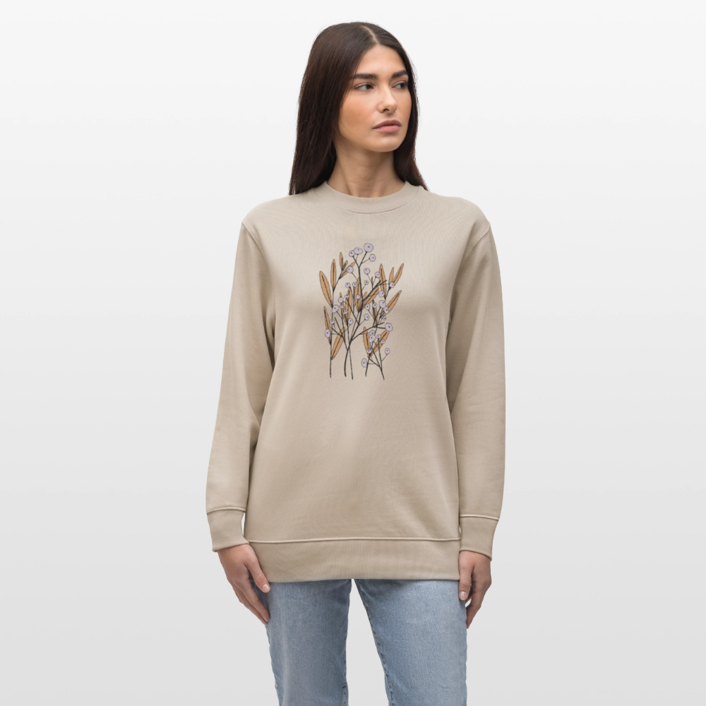 Männer Bio-Sweatshirt "Hygge Herbstgras" - Beige