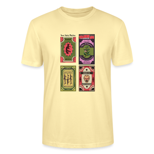 Stanley/Stella Unisex T-Shirt - "Safety Matches" - Creme