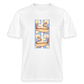 Stanley/Stella Relaxed Fit Unisex Bio-T-Shirt - “Riemenfische” - Weiß