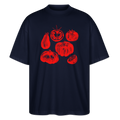 Stanley/Stella Oversized Unisex Bio T-Shirt - “Tomato Glow” - Navy