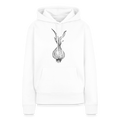 Frauen Premium Hoodie "Doodle Zwiebel" - Weiß