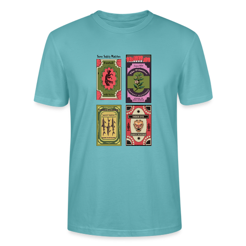 Stanley/Stella Unisex T-Shirt - "Safety Matches" - Pastelltürkis