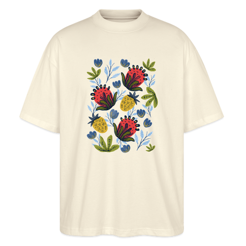 Stanley/Stella Oversized Unisex Bio T-Shirt - “Tropic Tee” - Weißgrau