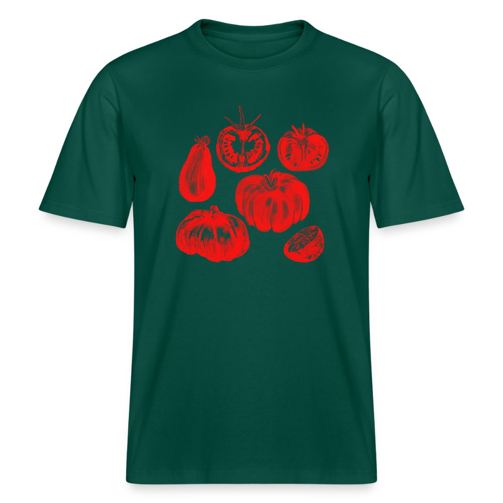 Stanley/Stella Relaxed Fit Unisex Bio-T-Shirt - “Tomato Glow” - Forest