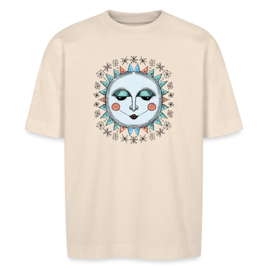 Stanley/Stella Unisex Oversize Bio-T-Shirt - “Wintersonne” - Naturweiß