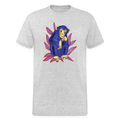 Männer Gildan Heavy T-Shirt - “Blauer Affe” - Grau meliert