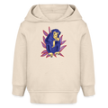 Stanley/Stella Bio Hoodie - “Blauer Affe” - Naturweiß