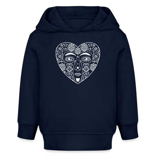 Stanley/Stella Bio Hoodie - “Azulejo Herz” - Navy