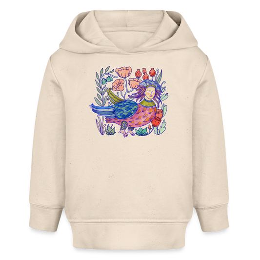 Stanley/Stella Bio Hoodie - “Bunte Sirin” - Naturweiß